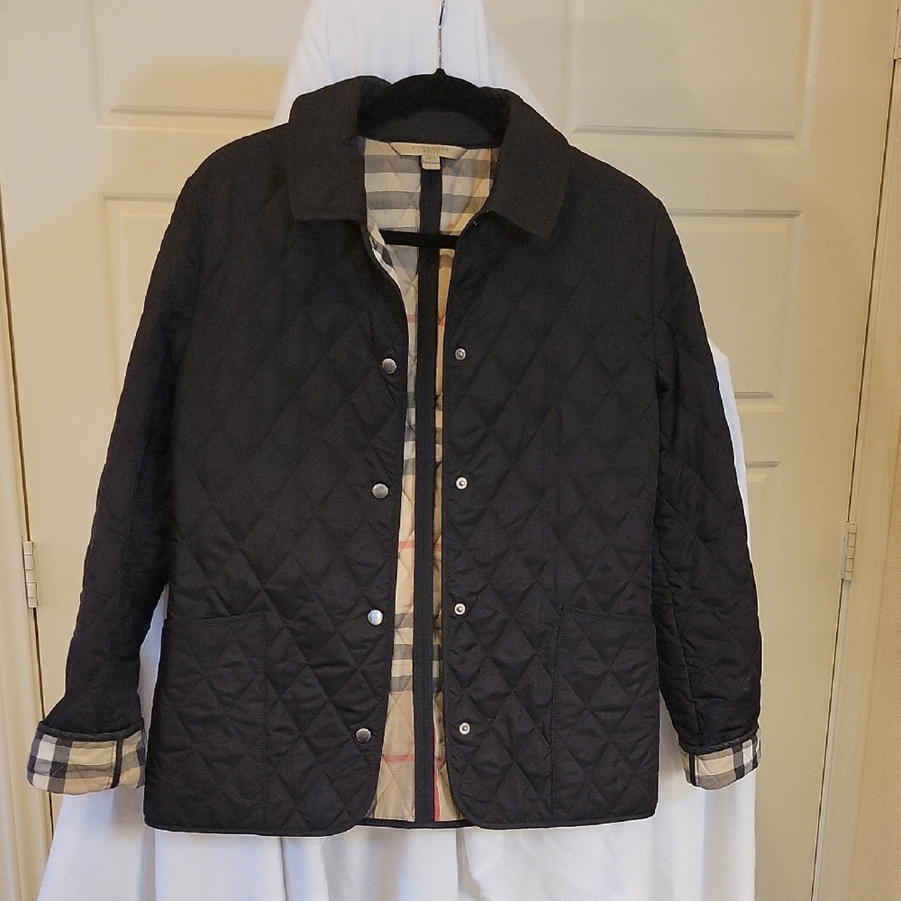 Burberry Black Quilted Jacket